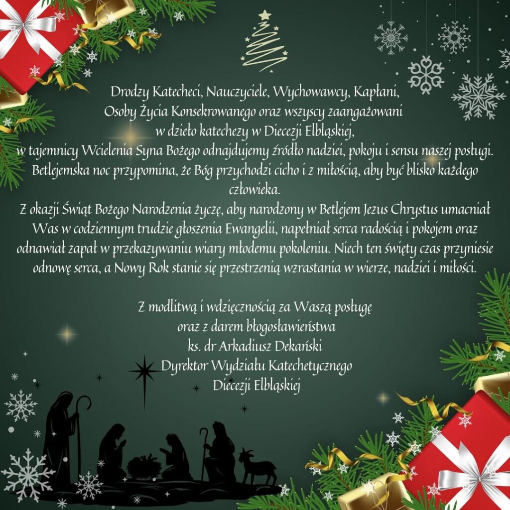 Życzenia na Boże Narodzenie